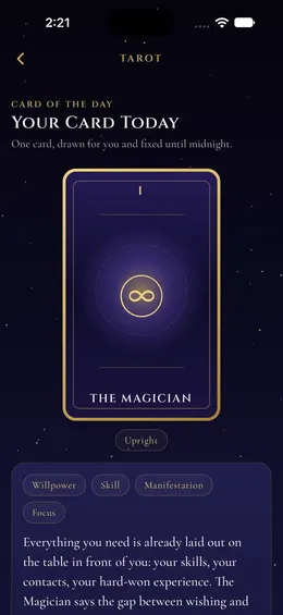 Tarot card of the day: The Magician